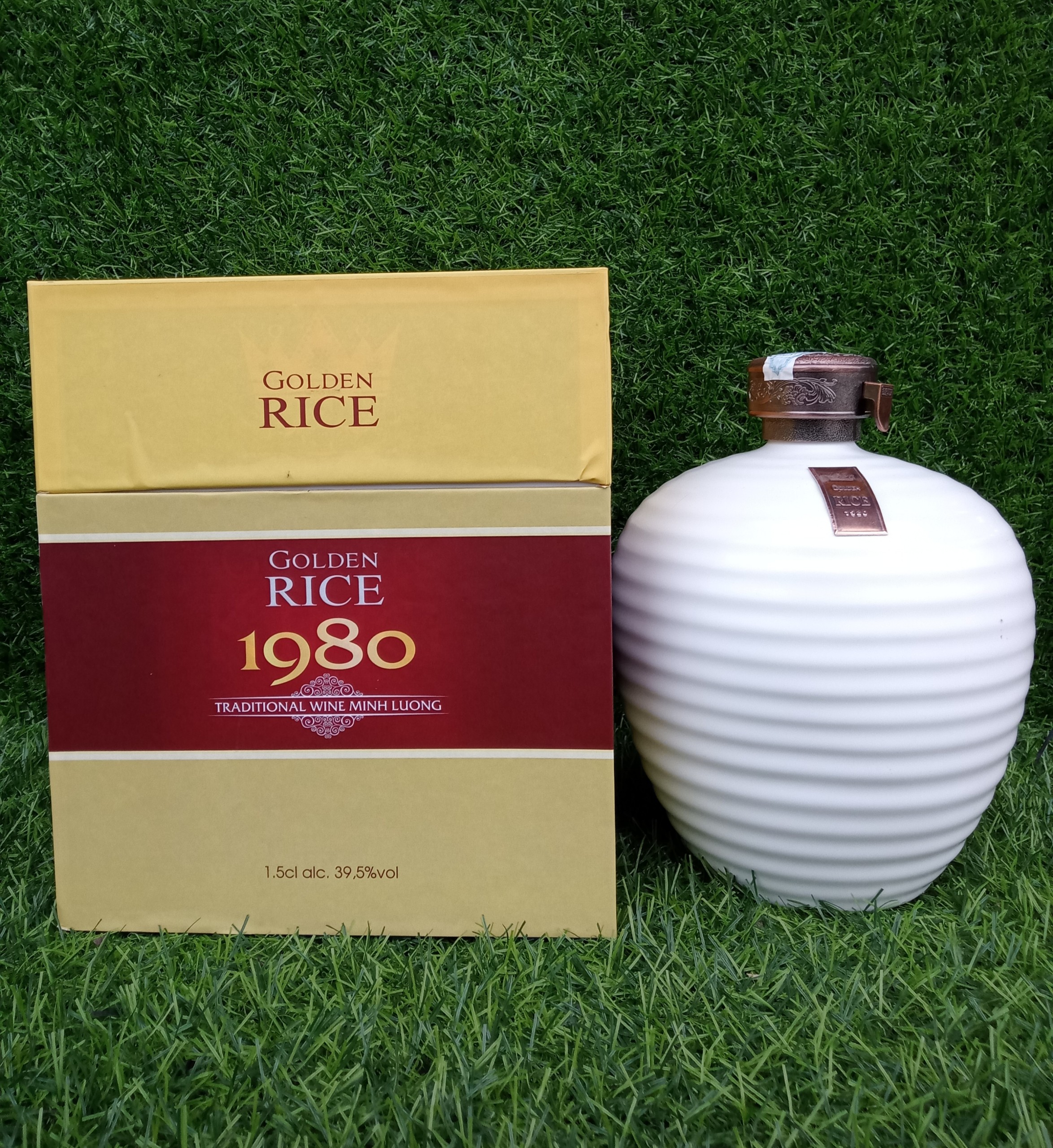 Rượu Hạ thổ sứ trắng Golden Rice