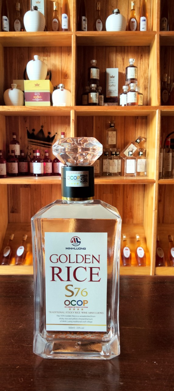 Rượu Hạ thổ vảy vàng GoldEN Rice S76