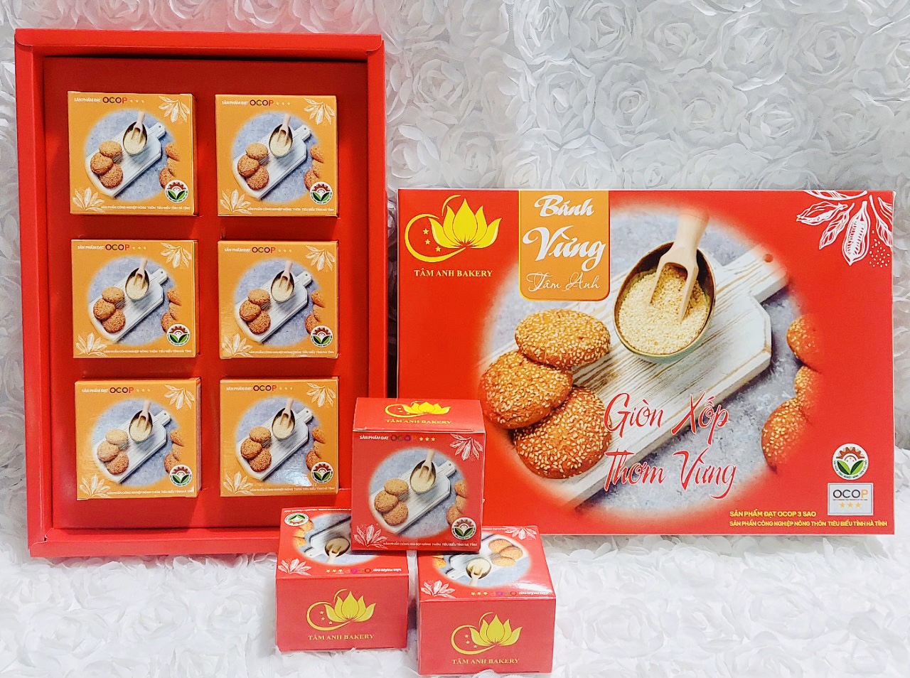 Bánh vừng Tâm Anh hộp nhựa