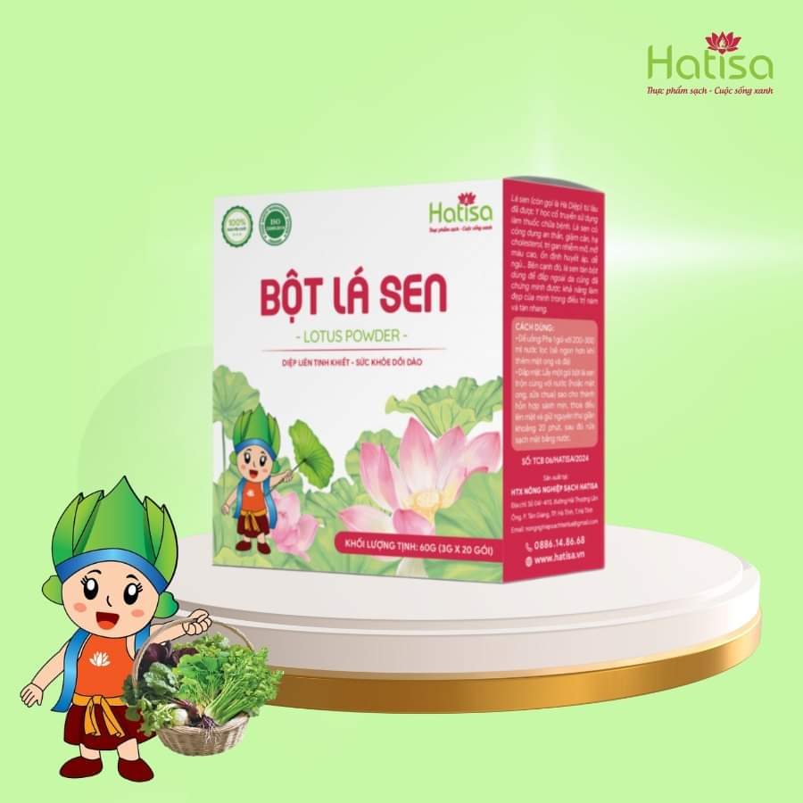 Bột lá sen HATISA