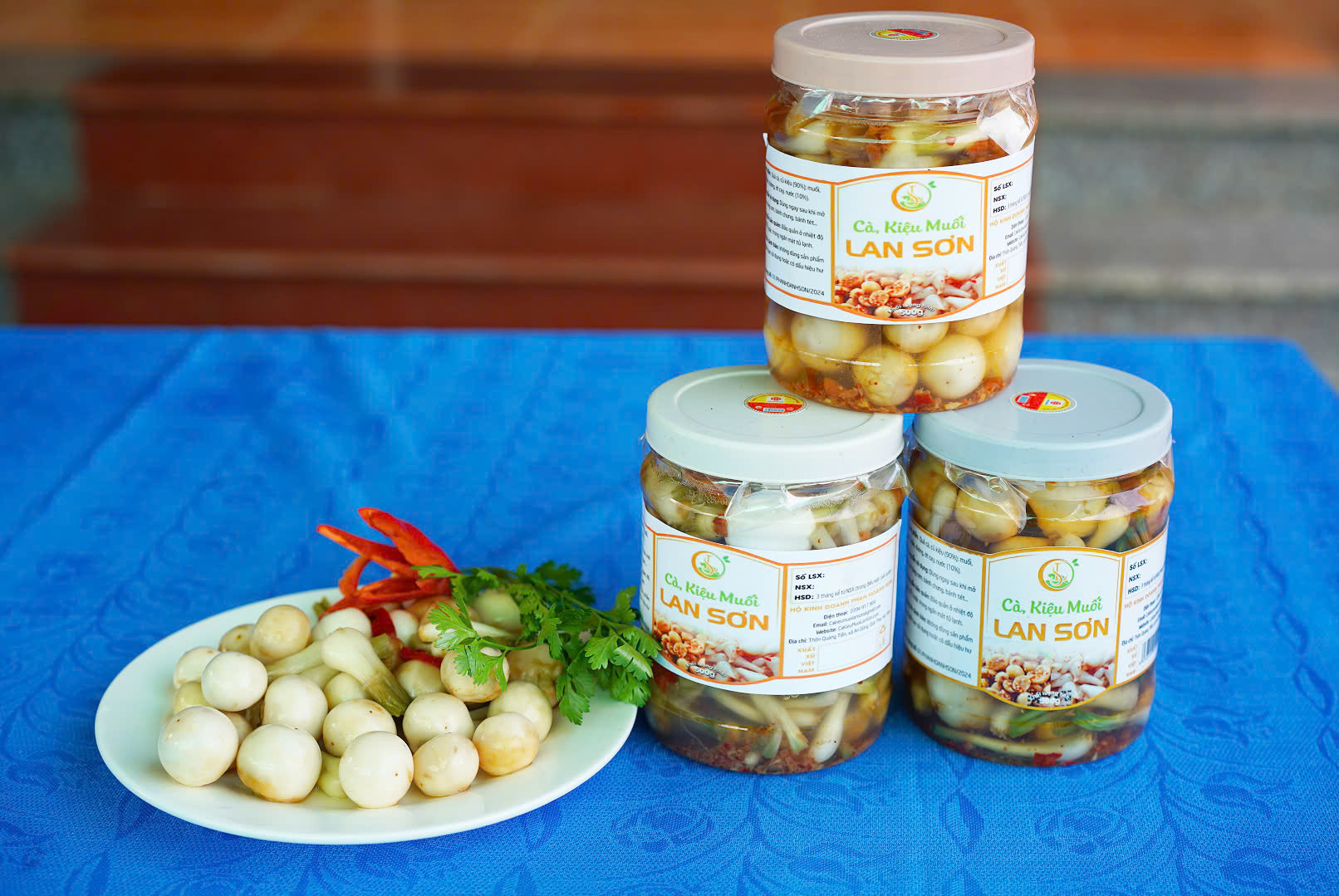 Cà kiệu muối Lan Sơn