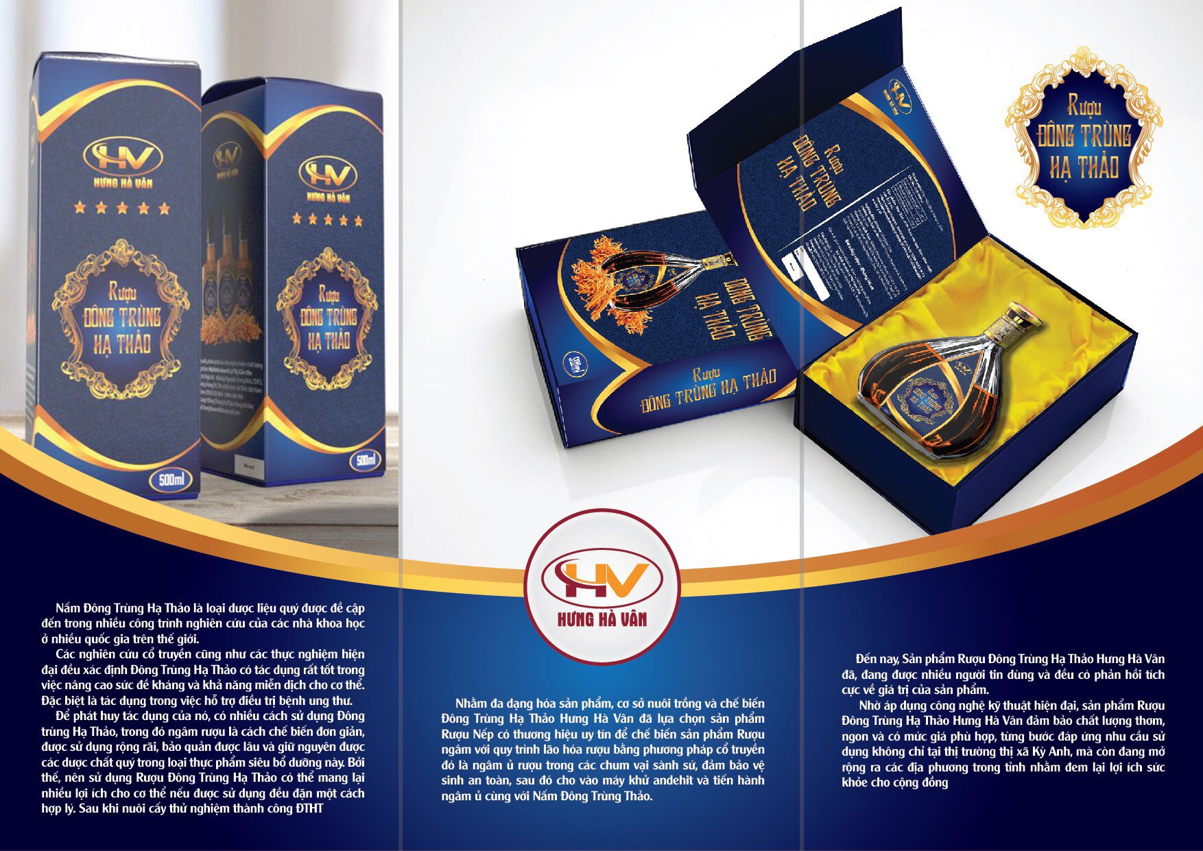 Rượu Đông Trùng Hạ Thảo Hưng Hà Vân