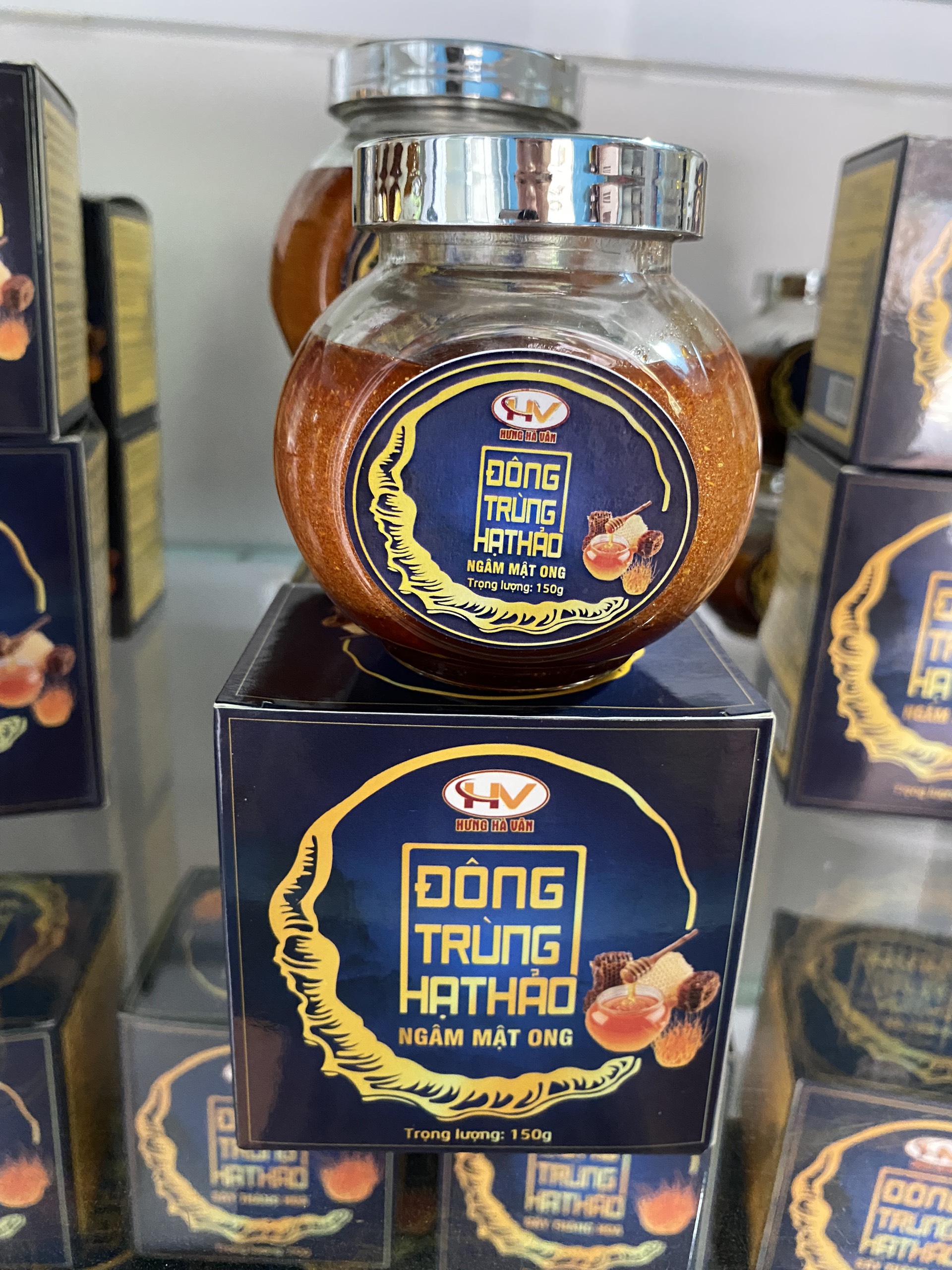 Đông Trùng Hạ Thảo sấy thăng hoa ngâm mật ong 280gam