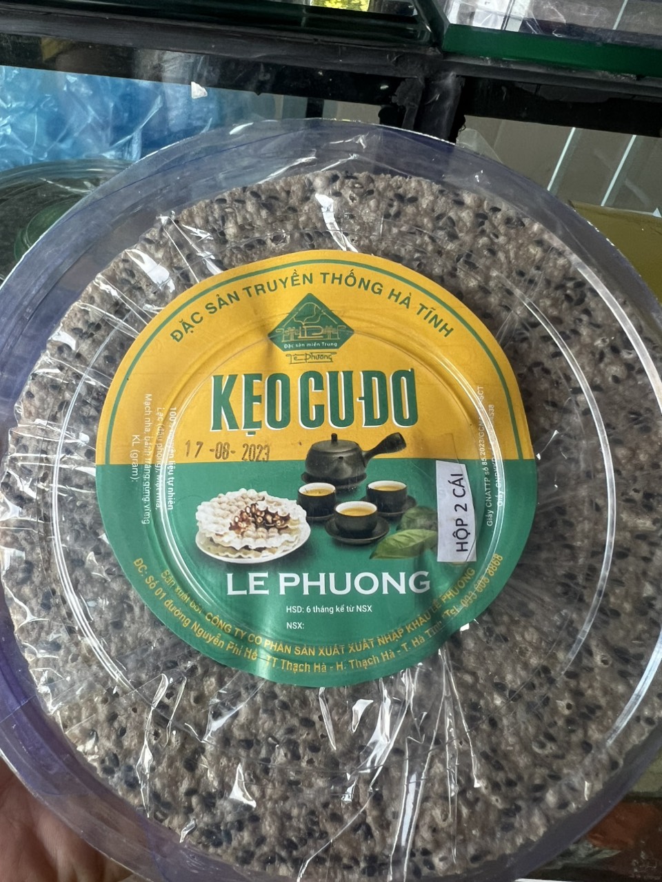 Kẹo cu đơ mè đen 2C