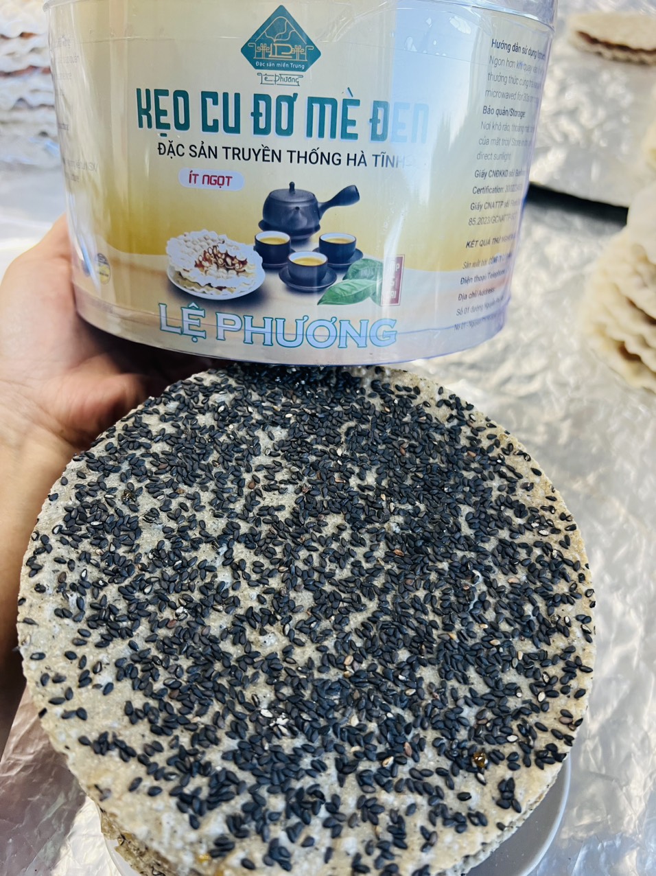 KEO CU ĐƠ MÈ ĐEN ÍT NGỌT