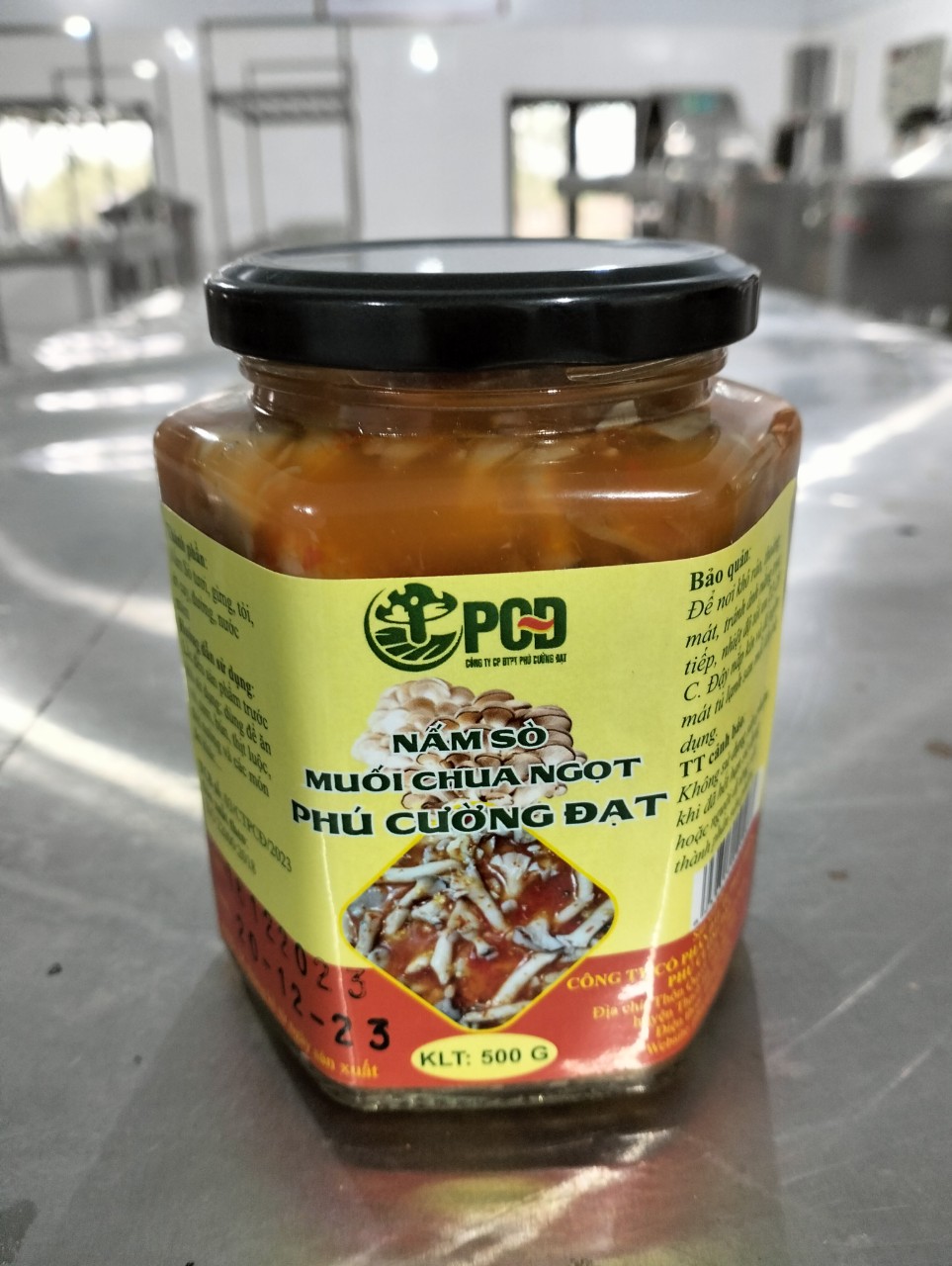 Nấm sò muối chua ngọt Phú Cường Đạt